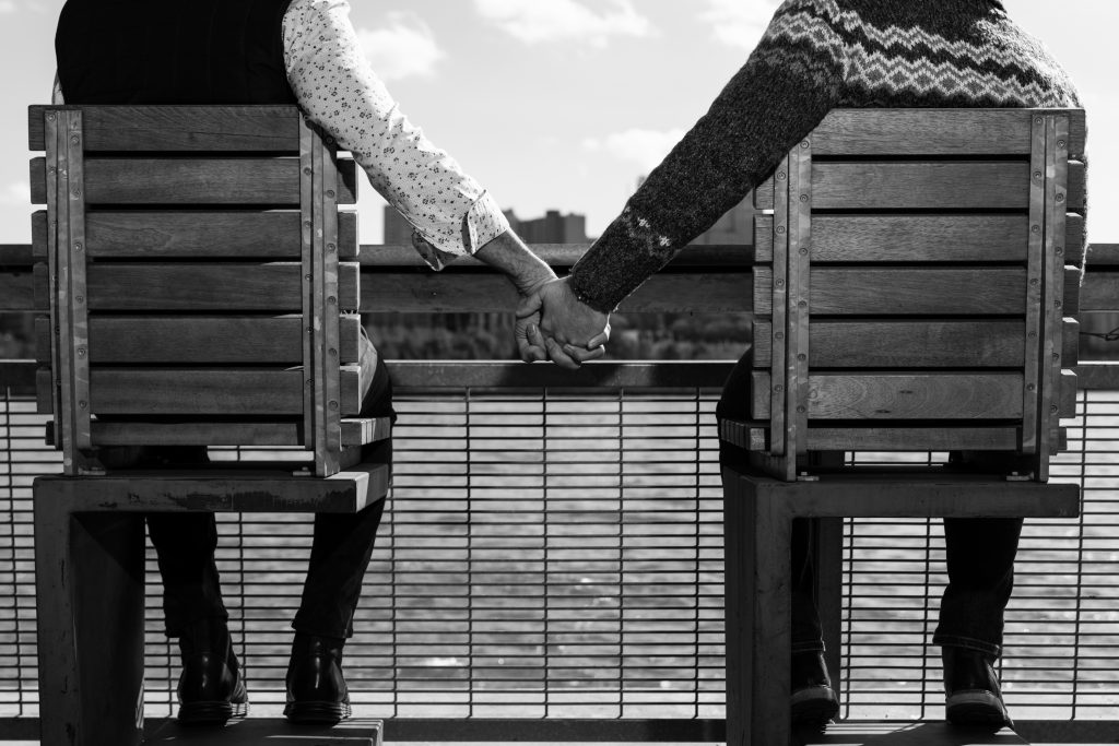 gay couple holding hands