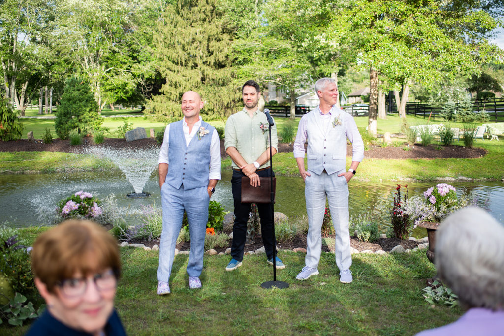 lgbtq wedding couple ceremony