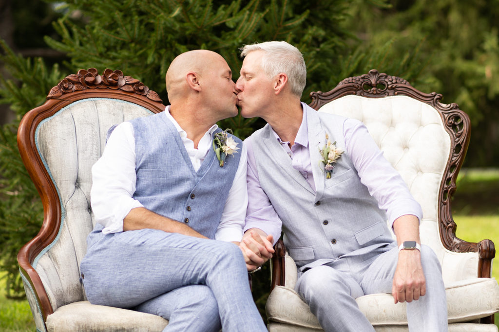 lgbtq couple wedding upstate NY