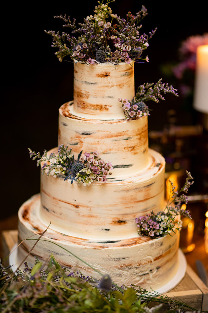 lgbtq rustic wedding cake